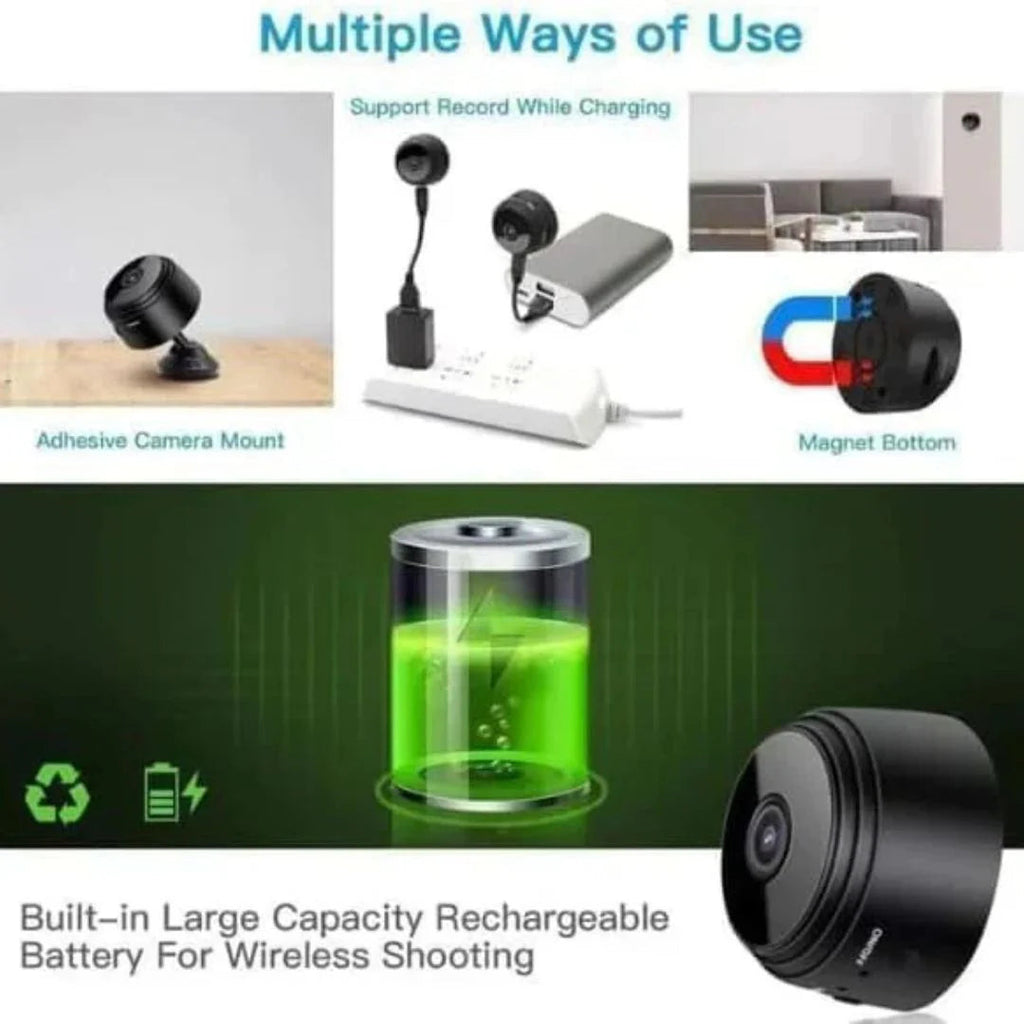 🔥 Buy 1 Get 1 Free 🔥 HD Magnetic Mini Security Camera