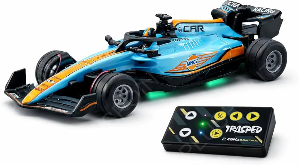 F1 Trasped 1:64 Mini RC Alloy Car – 2.4GHz Speed Control Racing Model