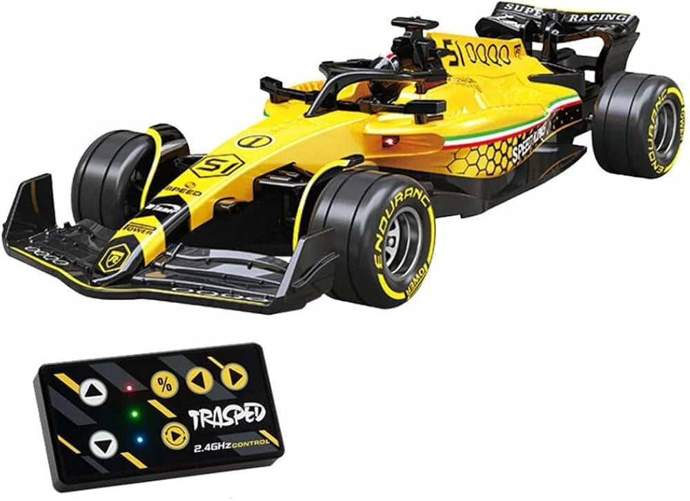 F1 Trasped 1:64 Mini RC Alloy Car – 2.4GHz Speed Control Racing Model