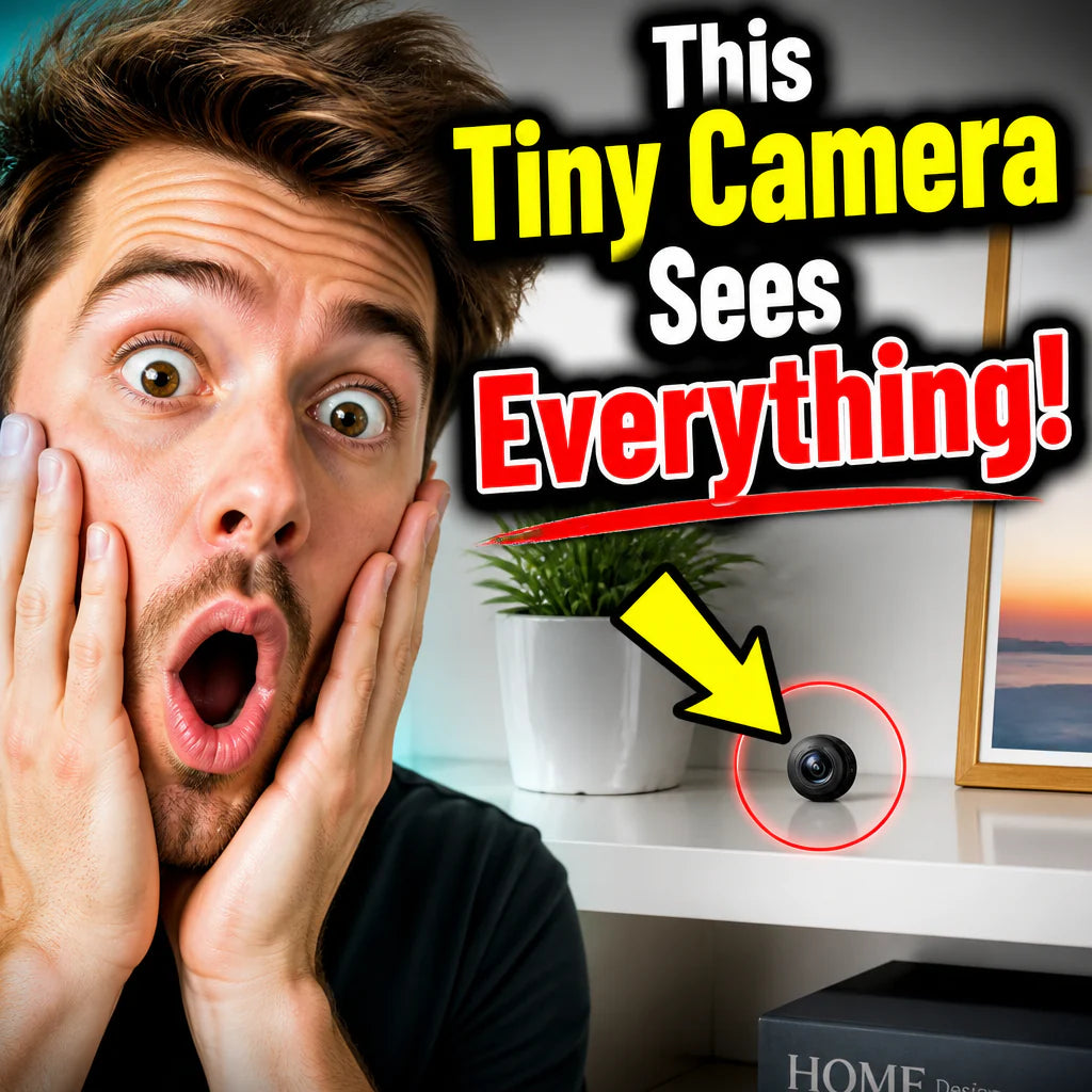 Mini HD WiFi Security Camera – 1080P Wireless Magnetic Cam with Night Vision & Motion Alerts